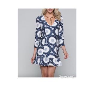 Bebe sunfloral mini dress